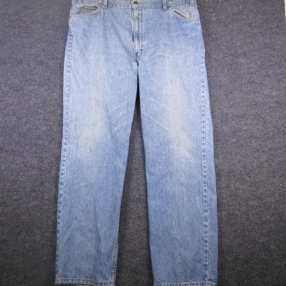 Vintage Levis 509 Jeans Mens 42x32 Blue Regular Fit Straight Denim USA